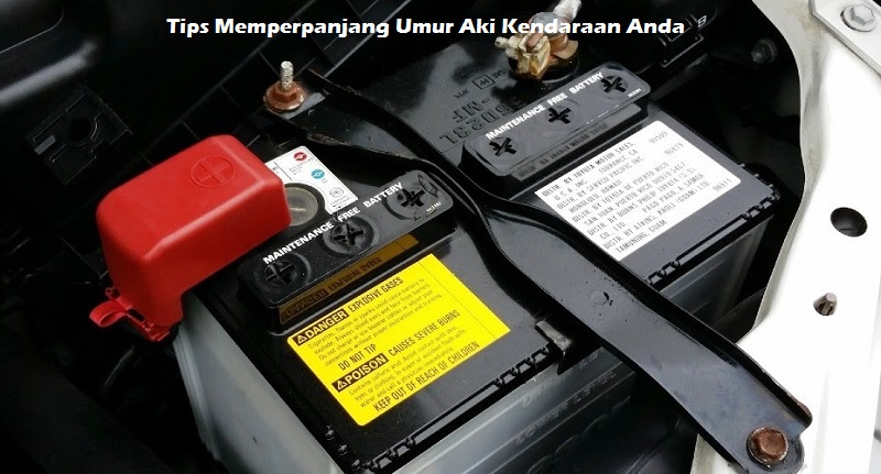 Memperpanjang umur aki kendaraan 