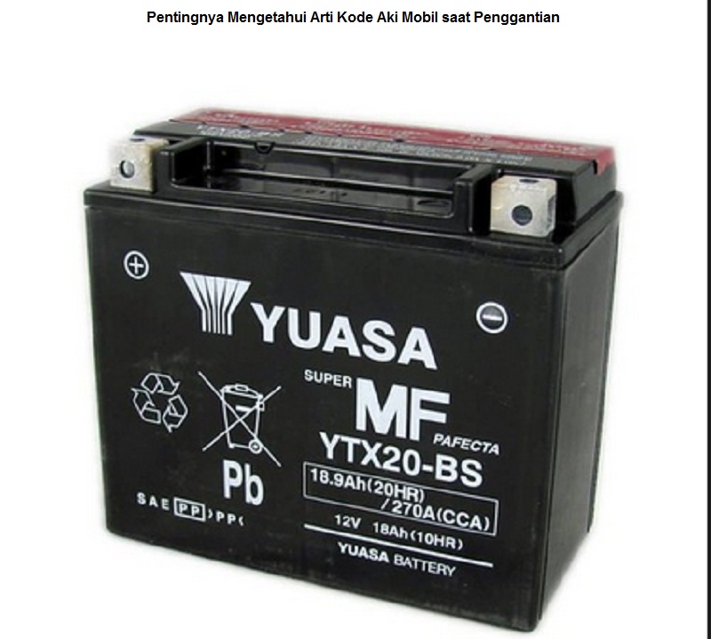 Arti Kode Aki Mobil